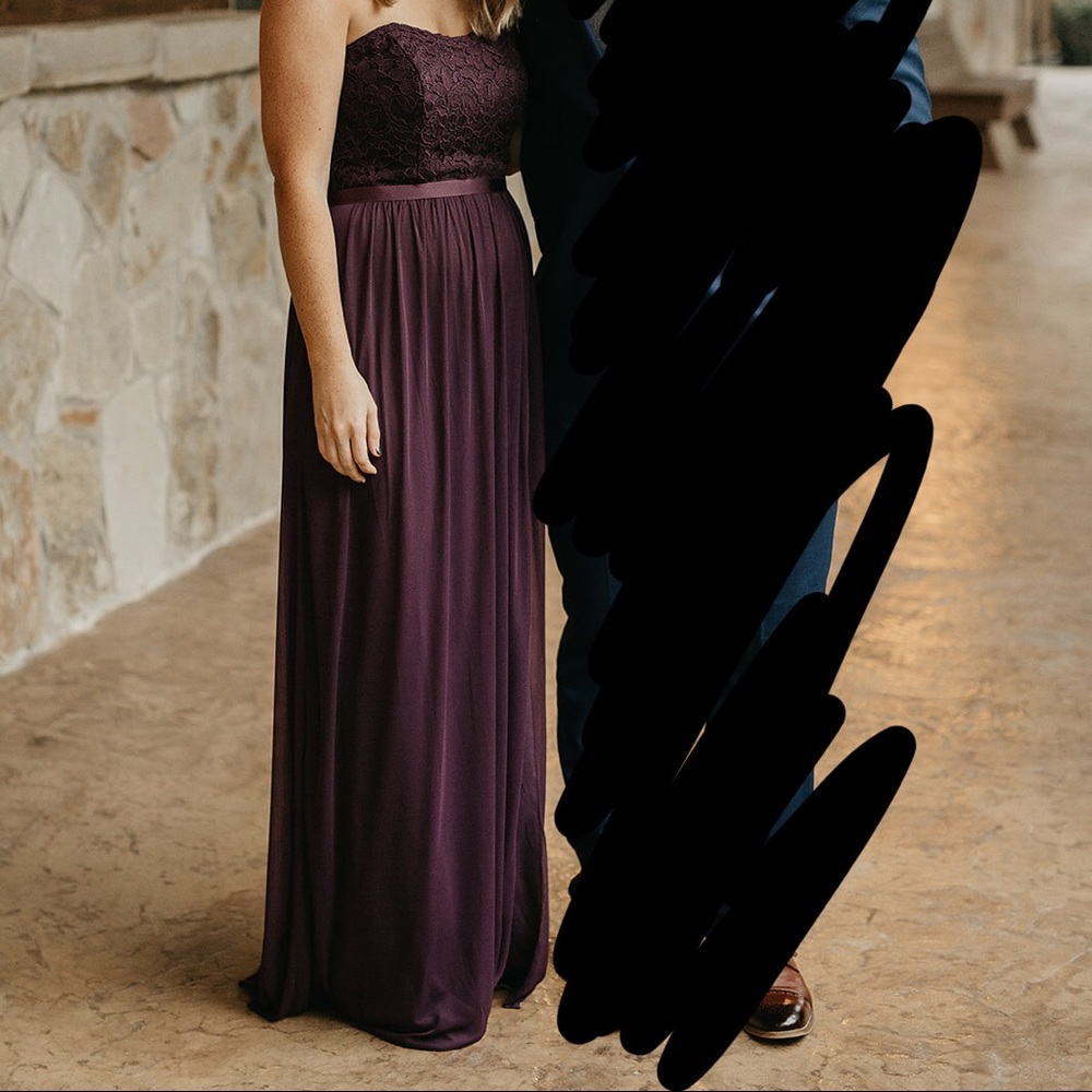 David’s Bridal bridesmaid dress